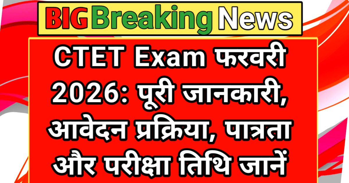 CTET EXAM FEBRUARY 2026