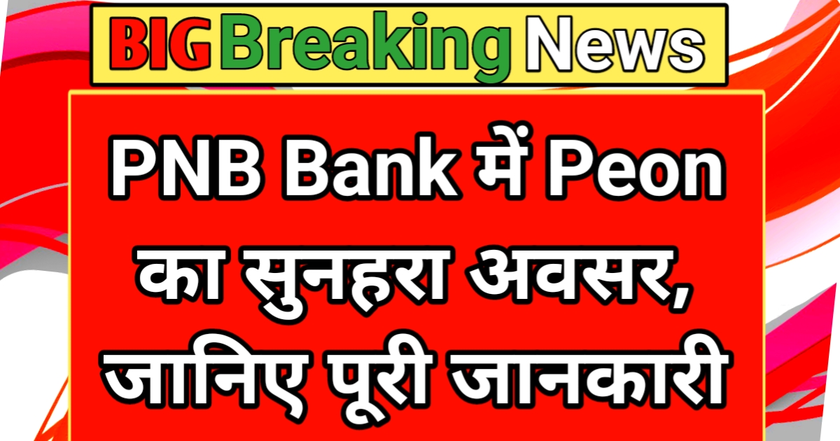 PNB Bank vacancy