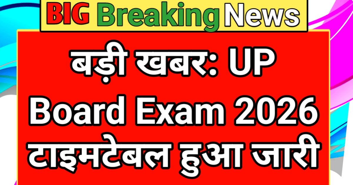UP Board Exam date